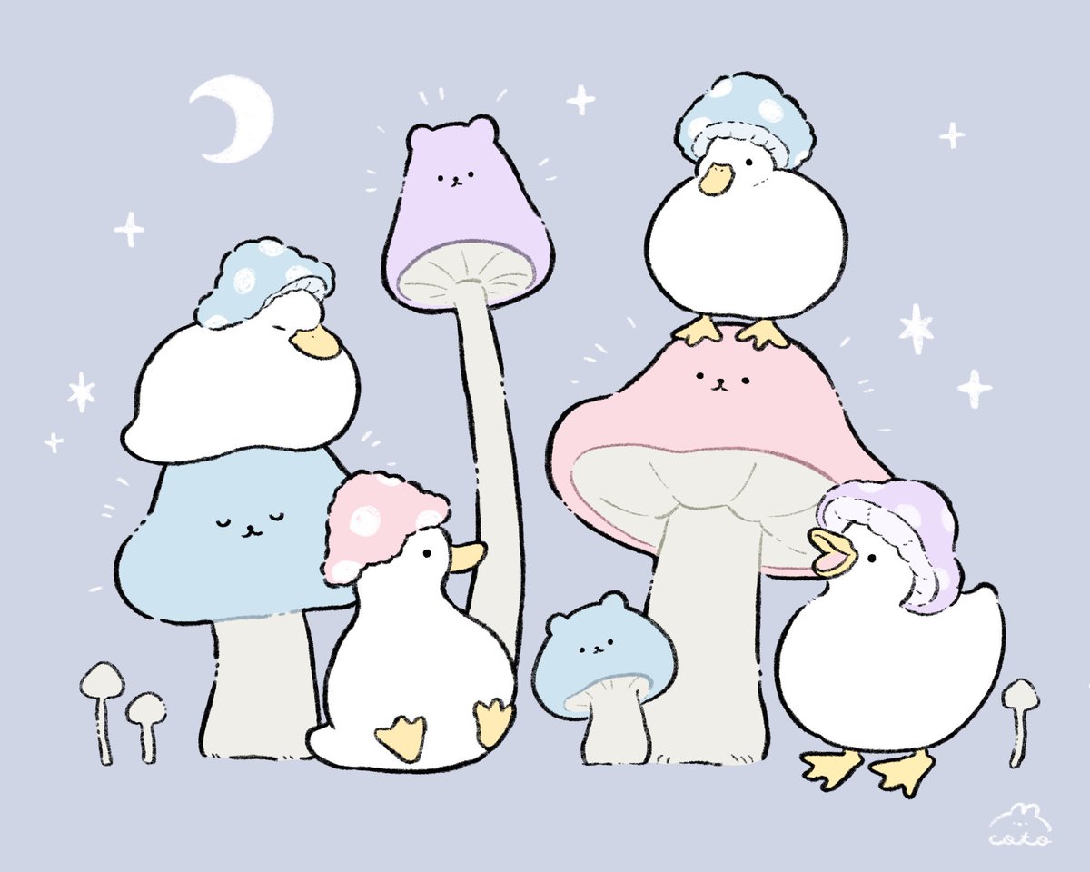 あひるときのこ🍄🪿