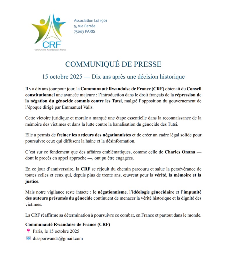 La CRF tweet media