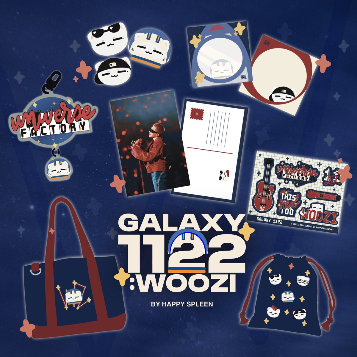 happyspleencart's tweet photo. Grateful for the interest that you’ve shown our Galaxy 1122: WOOZI collection! It is now open for preorders! 🌌

Order here: https://t.co/ys25OpPbRT

Preorder period: From October 15 to 25 only

For any questions and concerns, send a DM! Thank you! 💫 https://t.co/1UhZttTm8q