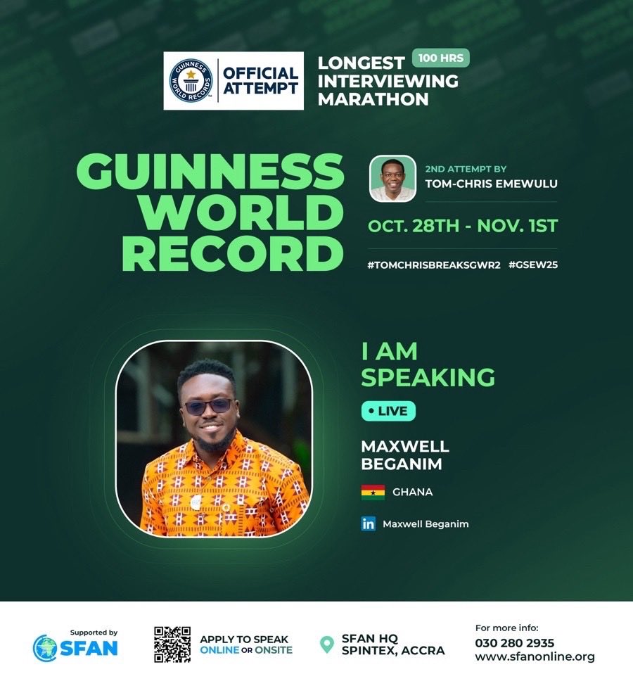 Longest Interviewing Marathon #GWR2025 #SFAN