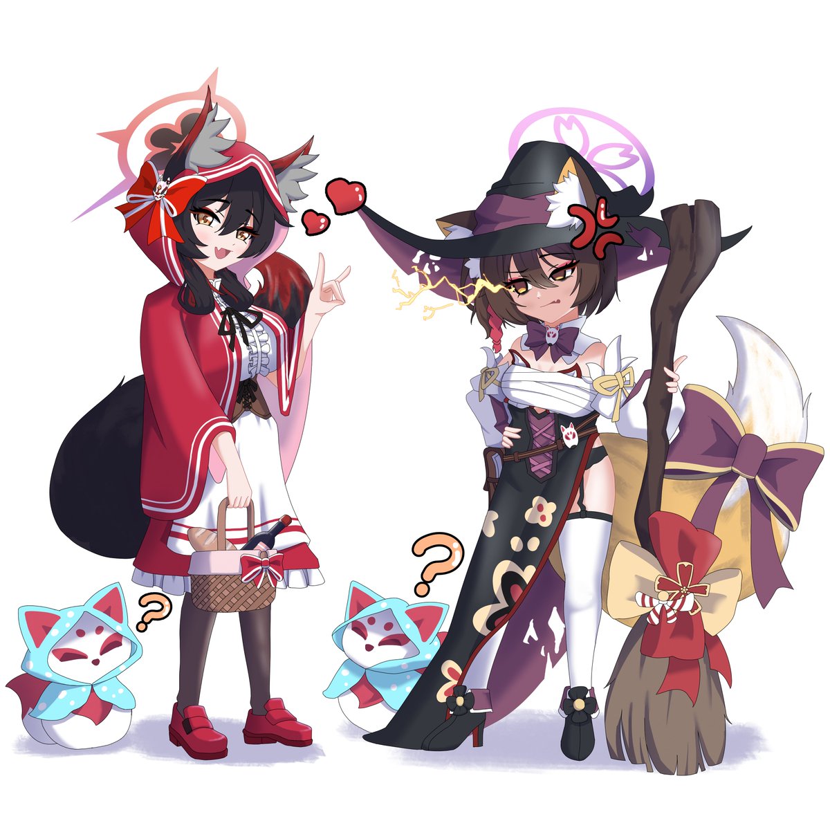 魔女 キツネたち後日談🦊
Witch foxes back story🦊
#ブルアカイブ #BlueArhcive #ブルアカ