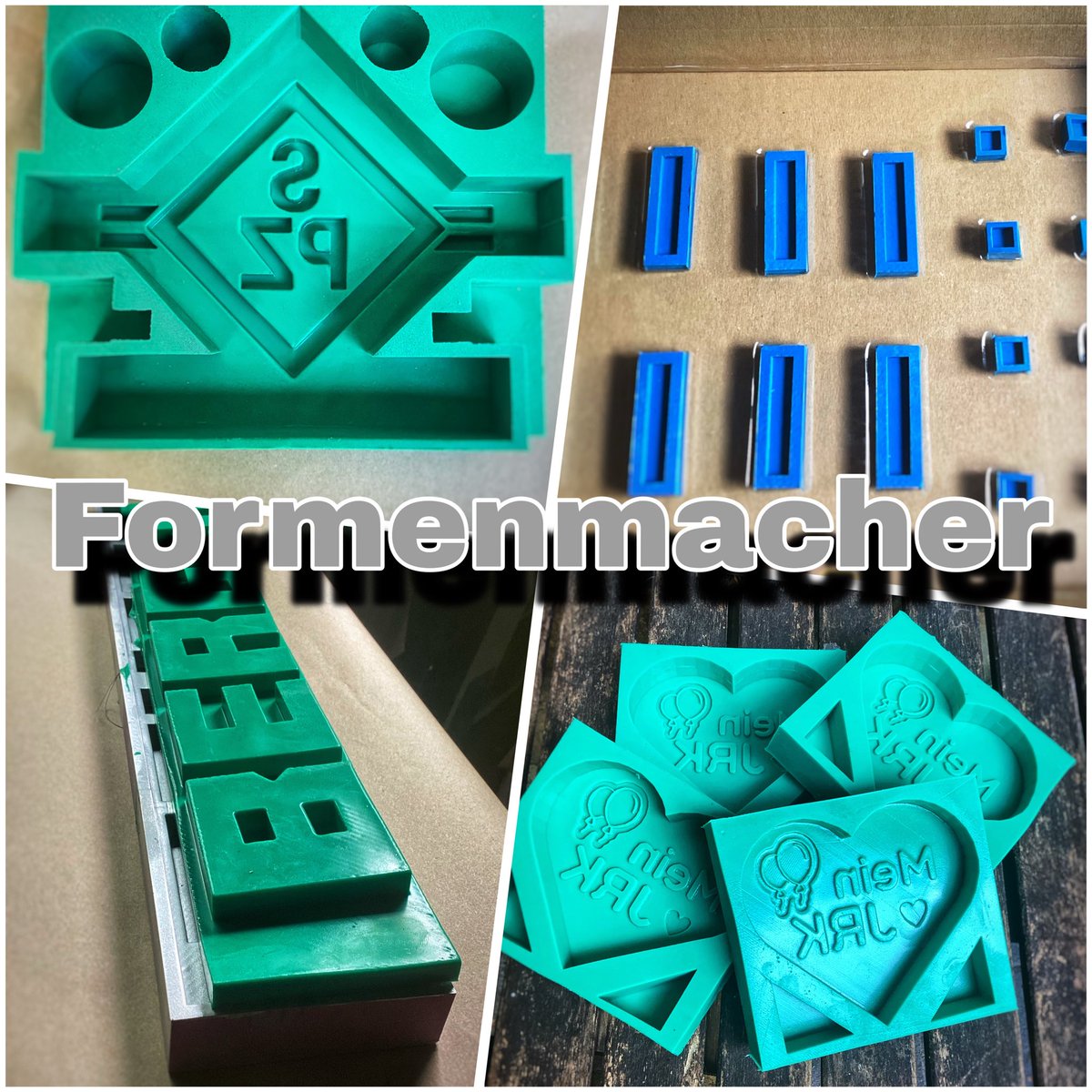 Formenbau für Industrie und Gewerbe.
Individuelle personalisierte Silikonformen 👉formenmacher.de