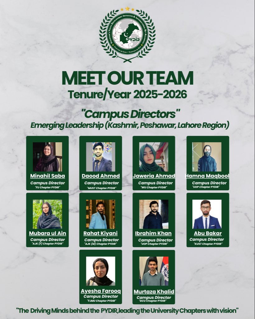 pydir_1505's tweet image. Meet our PYDIR Campus Director 2025-26!
Ready to inspire change and empower the next generation of leaders. ✨

#PYDIR2025 #Leadership #YouthInAction #ChangeMakers