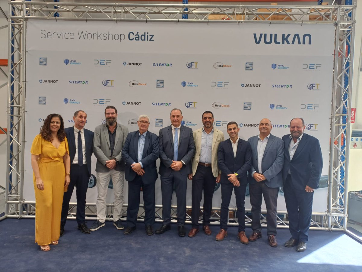 frizonia's tweet image. Hoy le damos la enhorabuena al Grupo VULKAN por la apertura de su nuevo Service Workshop Cádiz. ¡Felicitaciones por seguir avanzando y marcando el camino en la industria!