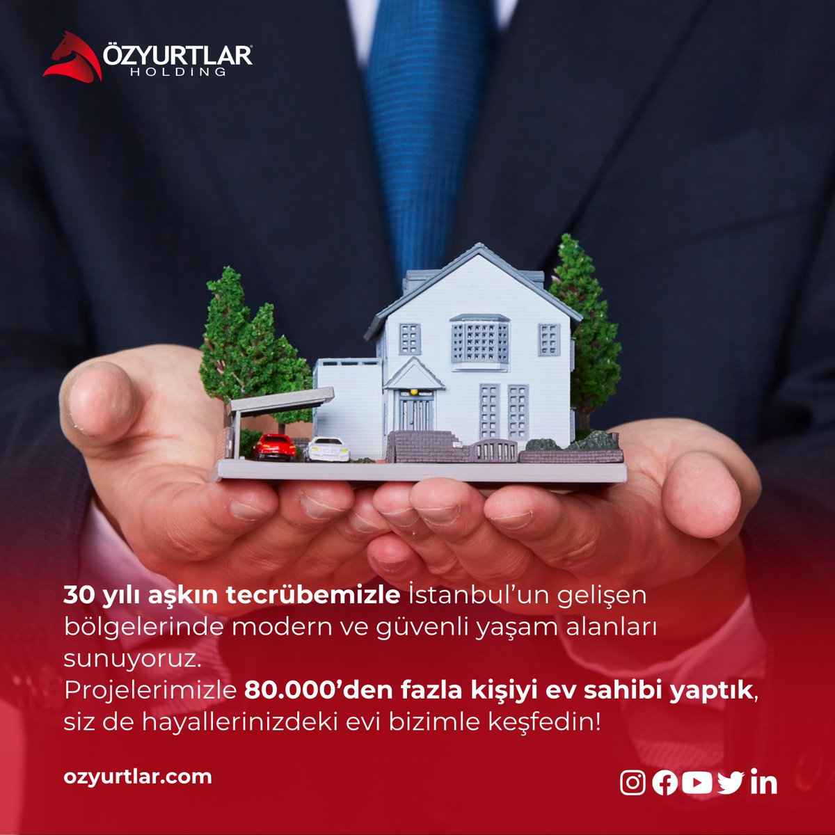 💫 30 yılı aşkın tecrübemizle İstanbul'un gelişen bölgelerinde modern ve güvenli yaşam alanları sunuyoruz.

#ÖzyurtlarHolding #İstanbul #Gayrimenkul #KonutProjeleri #YaşamAlanları #ModernMimari #GüvenliYaşam #YatırımFırsatı #İnşaatSektörü #Emlak #EvSahibiOl #KonutYatırımı