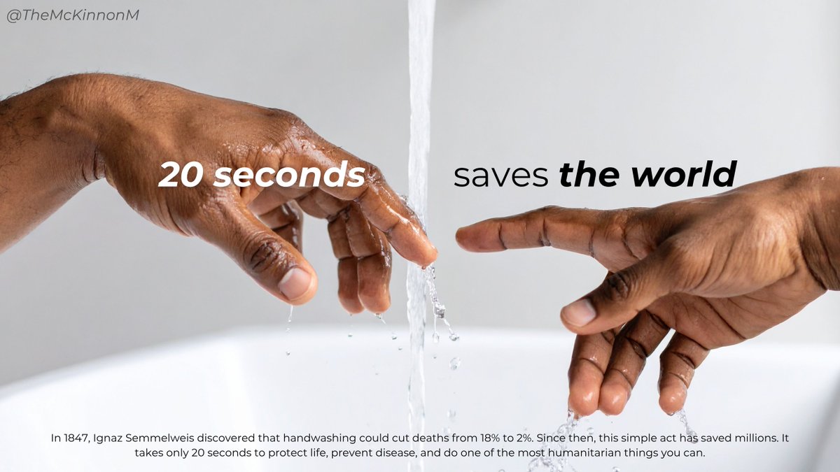 Create posters to advertise #Handwash for #GlobalHandwashingDay
<a href="/OneMinuteBriefs/">One Minute Briefs ⏱️</a>