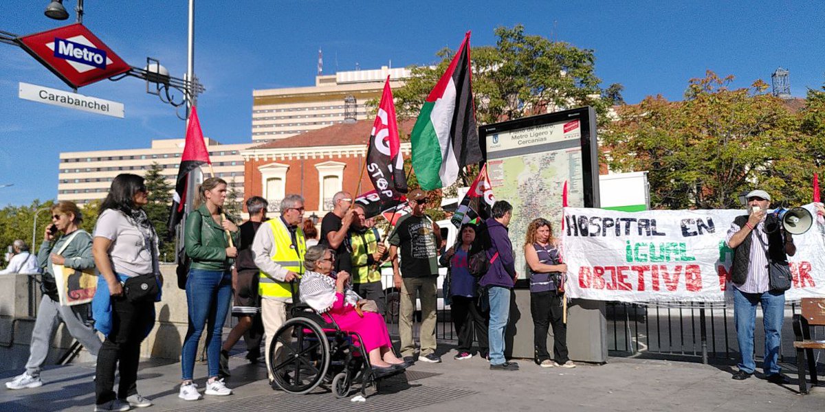 Huelga General 15O Palestina |  
🔴 Concentraciones. Hospital de Bellvitge y  
<a href="/CGTGulla/">CGTGómezUlla</a> 
#15octHuelgaGeneral 
#HuelgaGeneral15O