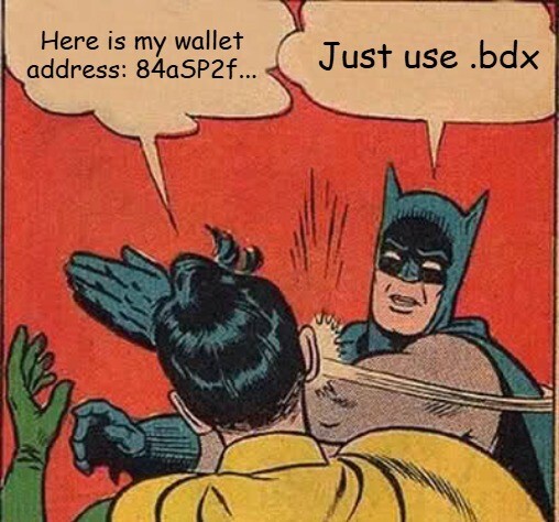BeldexCoin's tweet image. No more endless strings of numbers and letters.
Replace long addresses with BNS names.