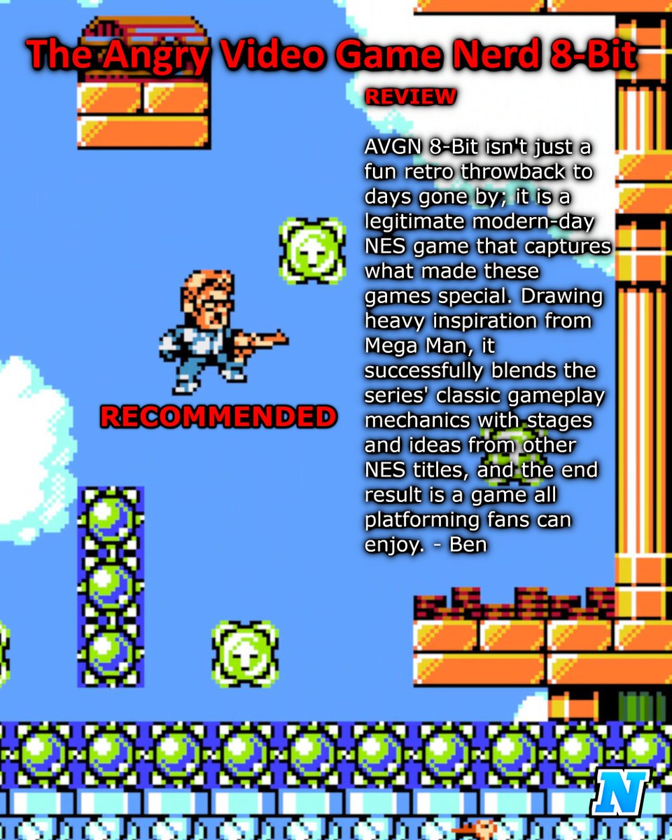 NettosGameRoom's tweet image. Check out our review for The Angry Video Game Nerd 8-Bit! The first AVGN title to launch on both modern hardware and NES! @Retroware @cinemassacre  nettosgameroom.com/2025/10/the-an…