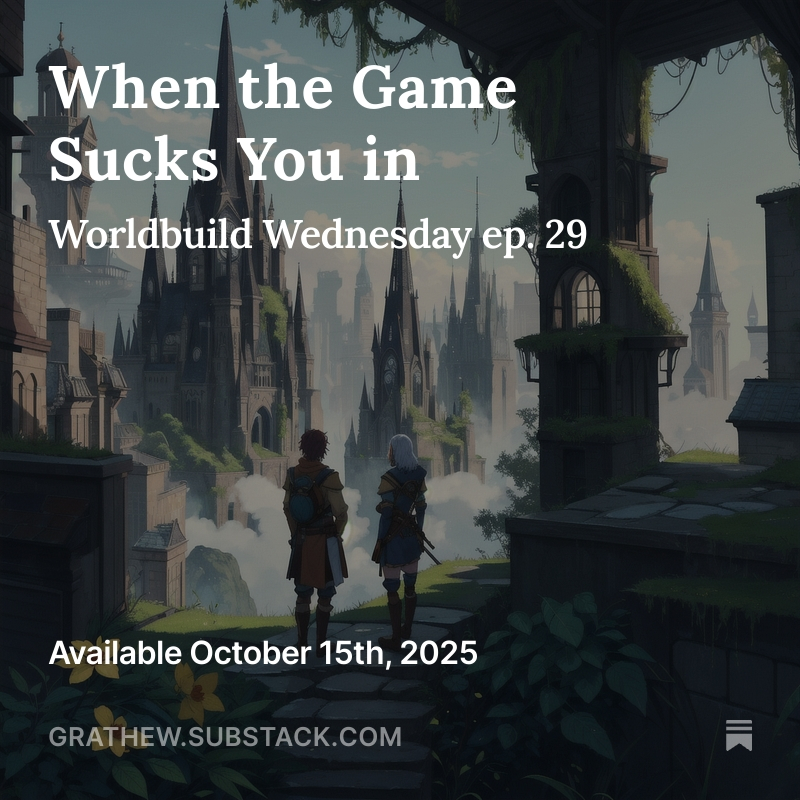 _grathew_'s tweet image. I know more #shamelessadvertising for my #substack. What can I say other than; it works. Video game style LitRPG world essay goes live at 12:30 EST. Subscribe to not miss it: Grathew.substack.com
#litrpg