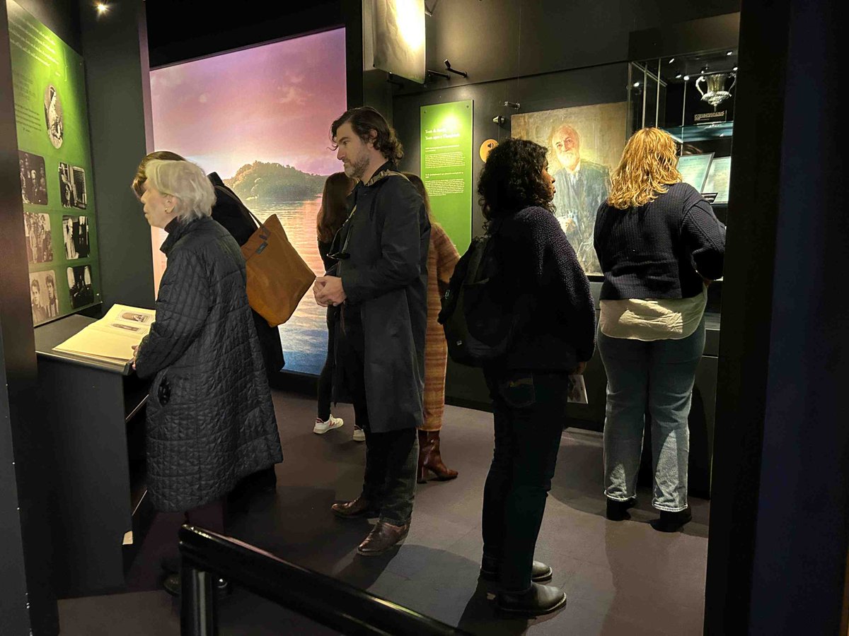 NLIreland's tweet photo. Delegates from the No Time to Wait @nttwconf Conference enjoyed an introductory tour of the @NLIreland today, led by Tadhg from the library's Exhibitions, Learning and Programming team.

@MediaArea_Net #NTTW9 https://t.co/1ATXnb36al