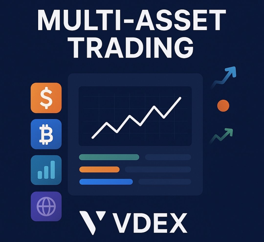 MannerA3's tweet image. Let's talk about
Multi-Asset Trading
Multi-Asset Trading on @0xVDEX allows users to trade crypto, stocks, forex, and commodities, all from a single decentralized platform. No need to switch apps or wallets; everything is unified under one smooth interface. Combined with…