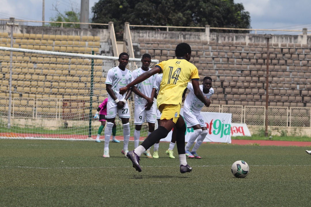 official_tcchq's tweet photo. HT: Valiant 0-0 Broad City

#TCCCup26 | #VALBRC |  #Bet9ja https://t.co/XZQtTqwasy