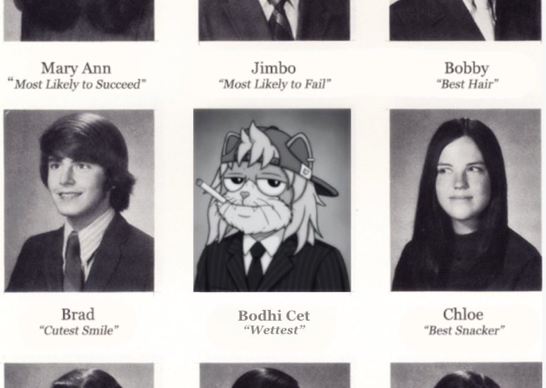Bodhi_Cet's tweet photo. Gbodhi my brodhi’s,

Another day, let’s find a way to…

Wet the Planet! 💦🌎

I’m reminded today of high school in Cetland Cove. Proudest day of my life to date.

Voted in my class of 420… well, you know 😼💦 👇🏻

$BODHI

#Wettest https://t.co/hp7HY6TYT3