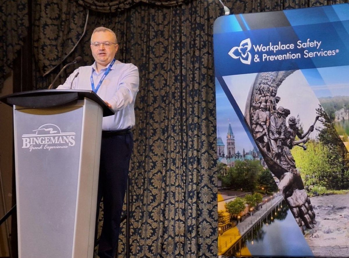 WSPS_NEWS's tweet image. The energy is high at #PIP_Conf in #Kitchener as we kick off the day, welcoming delegates from across #SouthwesternOntario to explore Foundations &amp;amp; Frontiers. 🚀

WSPS President &amp;amp; CEO, Jody Young and Greg Moryc from @enovapower set the stage with inspiring words, encouraging