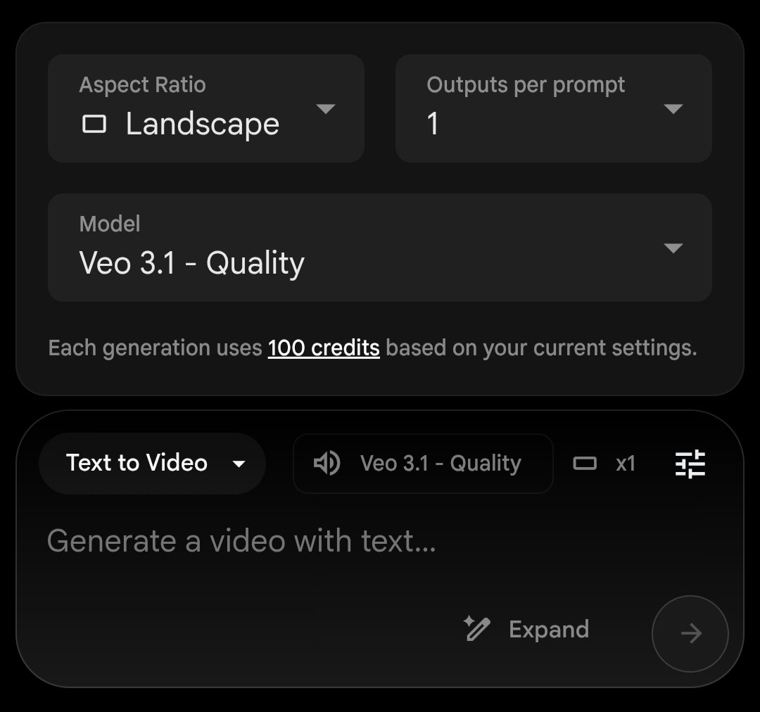 Vanisg78's tweet image. 🎉 Veo 3.1 is officially live in Google Flow!..

#Veo3 #GoogleFlow #AIVideo #Gemini