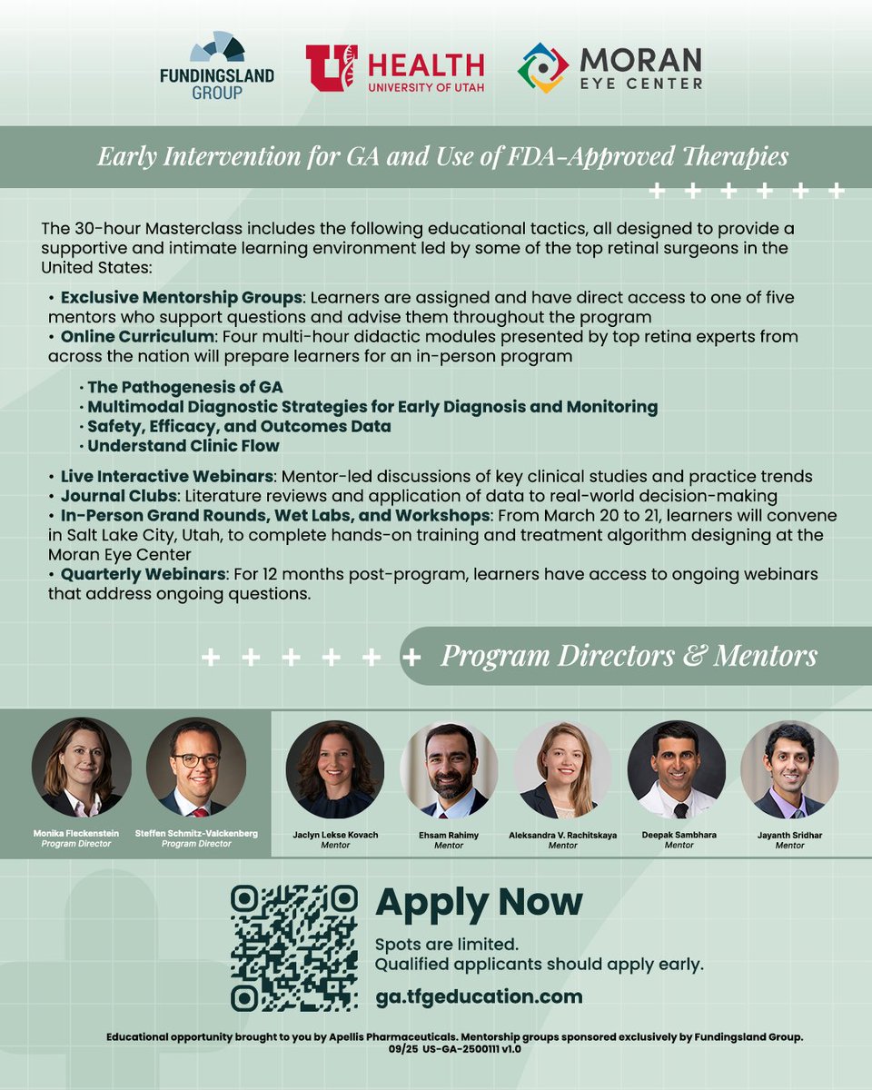 👁️ Now Open: Applications for the GA Masterclass 👁️

🗓️ Application deadline: November 15, 2025
👉 Apply today: tfgedu.com/j3QO