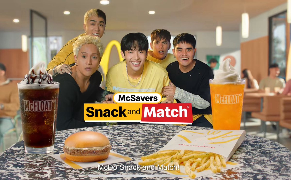 olbapologist's tweet image. Another cute #SB19xMcDonalds commercial!😍 thank you, ninang @McDo_PH 😍💛 eto na nga, susugod na po sa Mcdo hahahaha napa crave ng wala sa oras😂🤣
@SB19Official #SB19
#McSaversSnackAndMatch
