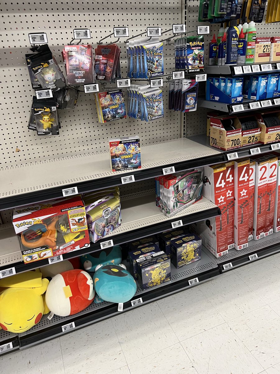 Finally some product on the shelf, but Walmart taxing now smh. $35 for a booster bundle is rough