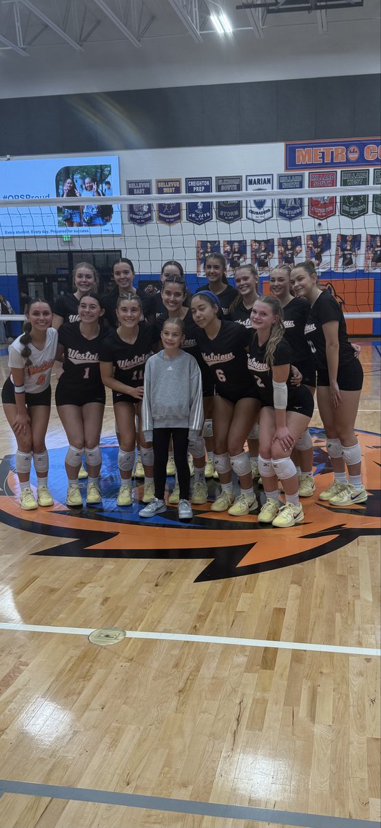 Great work <a href="/OPS_WestviewVB/">Westview Wolverines Volleyball</a> Seniors! And thank you for making my daughter’s day!