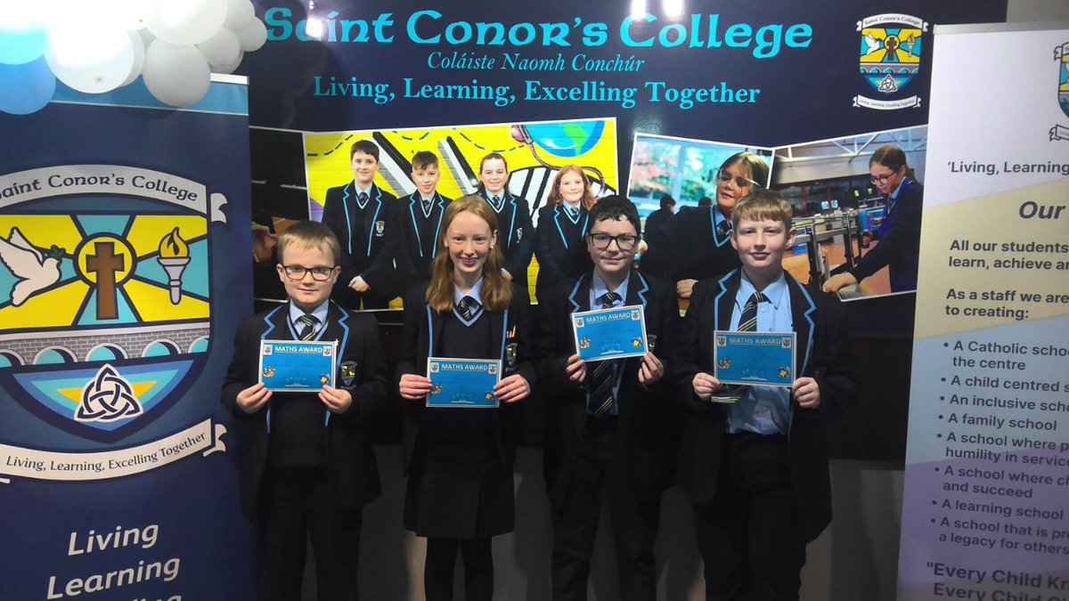 st_conors's tweet photo. Celebrating our Maths Award winners for September! 🧮👏
These students have shown fantastic commitment and effort in their Maths studies. A special mention to all — and a shoutout to Cody Graffin from Year 10 who is missing from the picture. Well done, everyone! #MathsStars https://t.co/FWz1NuFz1m
