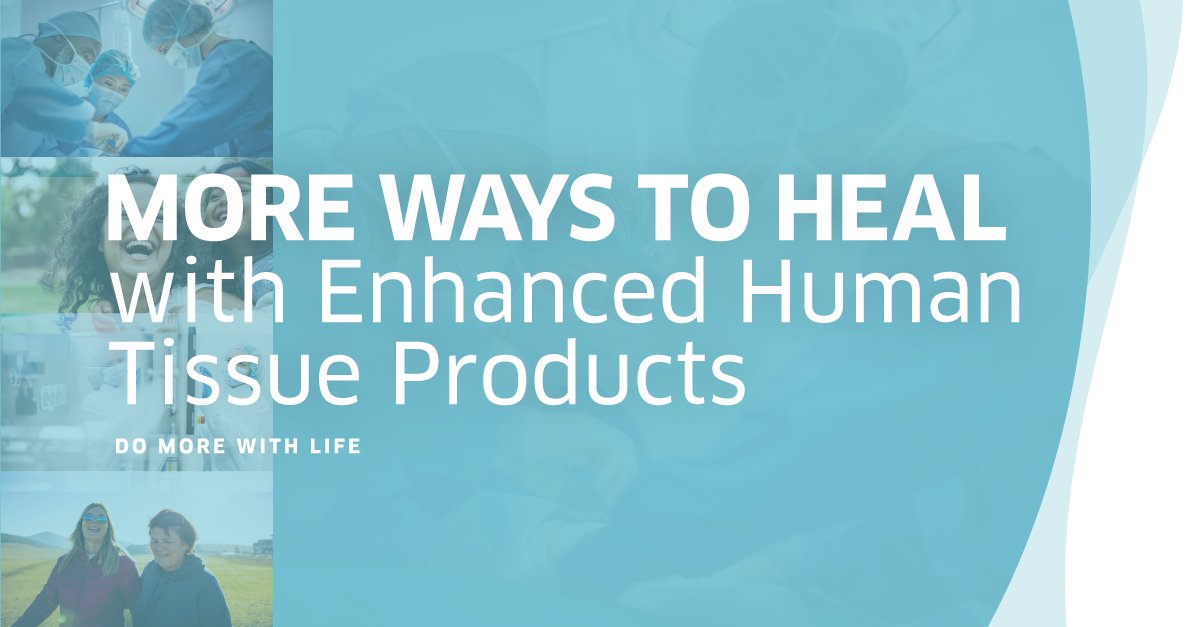 We partner with medical professionals and other biomedical companies who share our drive for production excellence and industry innovation in the use of human tissue for medical advancements and solutions.