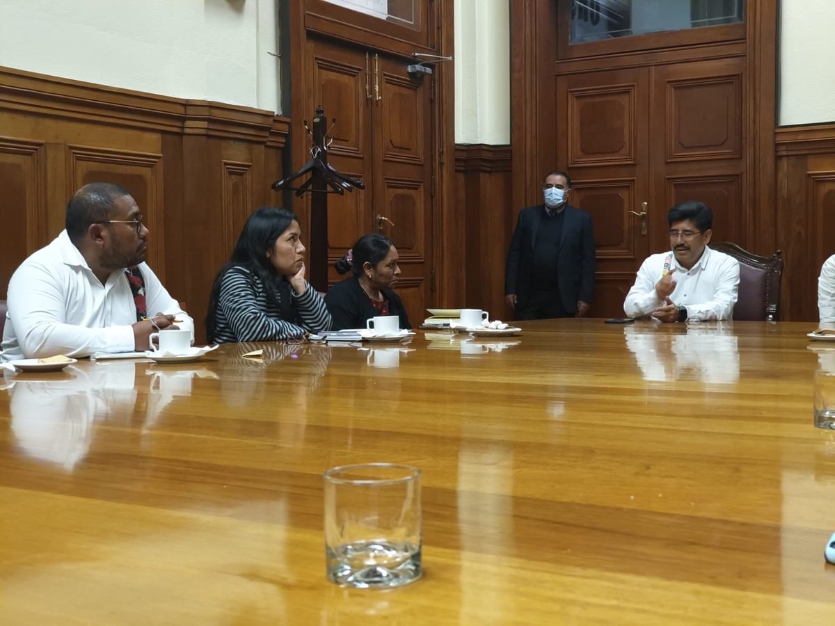 Tuve la oportunidad de reunirme con el Magdo. Pdte. de la SCJN Hugo Aguilar, para acercar los esfuerzos de las #OSC con la Suprema en la busqueda de justicia. Construimos canales de comunicación de quienes acompañamos con las autoridades logrando así fortalecer las causas.