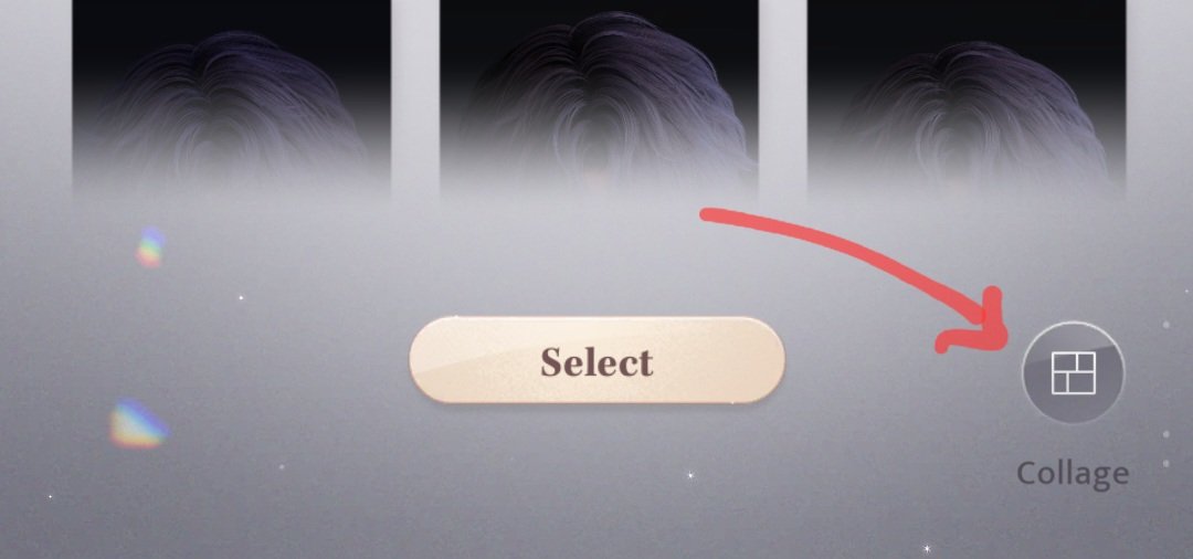 vrlnor's tweet image. To edit it, after clicking on the album, you can see the collage icon on the bottom right corner. Then , pick 4 photos you're gonna use