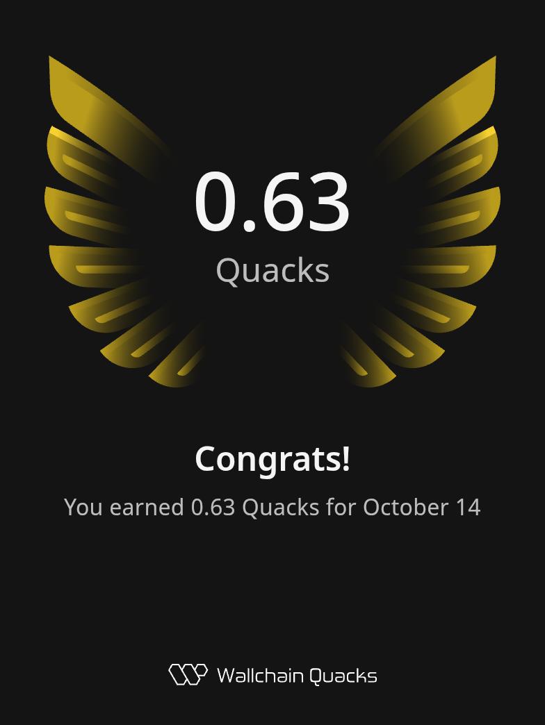 ibmcrypt_sol's tweet image. funny ๐ how I don't even quack
But I know I kept the reply energy alive
Post more reply less, @idOS_network
Gat you
Just earned 0.63 Quacks on @wallchain_xyz in one day ๐ฆ
Turn insights into rewards and climb the leaderboard ๐ฅ
Use my referral link โ quacks.app/?ref=ibmcrypt_โฆ