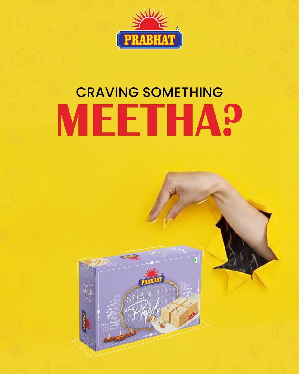 rdfoodproduct's tweet image. Every mood has a craving, spicy, meetha, or crunchy and every craving finds its match in Prabhat Namkeen!

Because happiness tastes better when it’s shared and snacked! 💛

#SnackYourMood #CelebrateWithPrabhat #EveryBiteSpecial