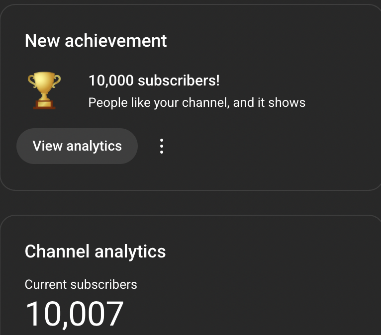 Steelers_DB's tweet photo. 10K subscribers... Wow.

My grandfather taught me to celebrate the small wins in life. I'm really proud of the fact that I did this MY WAY: No BS, just a passion for the game and a dope community who has supported me along of the way.

We're not done yet. Thank you all! https://t.co/wWJ4XJGqtL