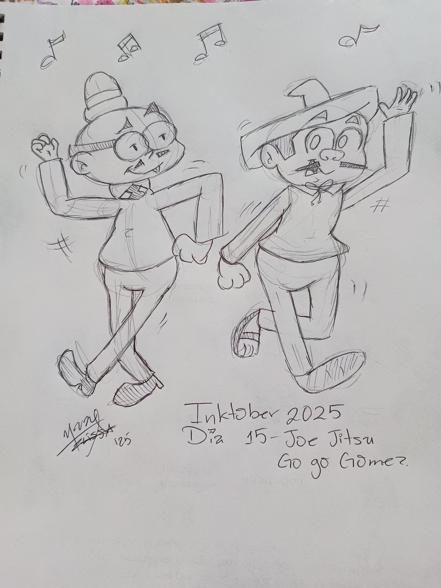 meli_emunah's tweet photo. Inktober 2025
Dia 15- Joe Jitsu y Go Go Gómez (Dick Tracy)
El duo dinámico de Dick Tracy.
English:
Inktober 2025
Day 15 - Joe Jitsu and Go Go Gomez (Dick Tracy TV series)
The best Dick Tracy dynamic duo, I love this pair.
#inktober2025
#inktober
#ink
#dicktracy
#joejitsu https://t.co/rkVkOWzEz3