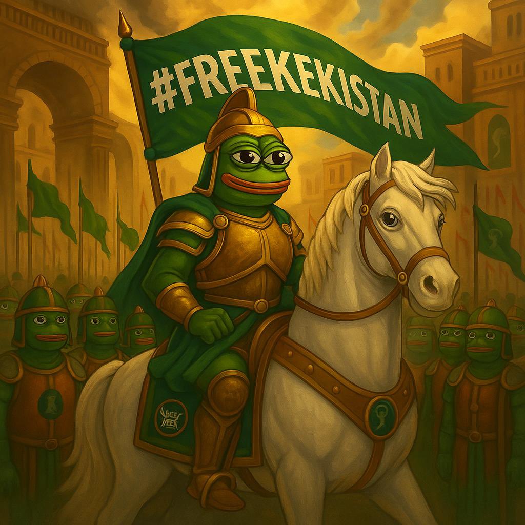 In a world where they want to take away our freedoms, take away our memes.

$KEK represents the fight back. Kekistan will be free.