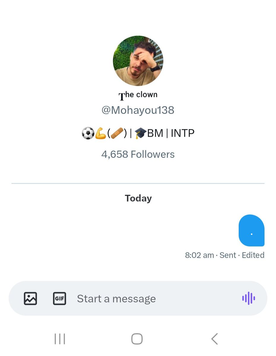 amirk_h's tweet image. من ابتدا یه شخص رو فالو کرده
و سپس میرم دایرکتش
و با مدلی ادبی و کتابی درخواست بک میکنم
یه روز بعد اون شخص نه بک داد و نه جوابم رو داد، خیلی نرم و ریز اون پیام رو تبدیل به نقطه میکنم که هیچکی متوجه نشه من ضایع شدم
خلاصه این حرکت رو شما انجام ندین خیلی زشته
من همین راهو ادامه میدم