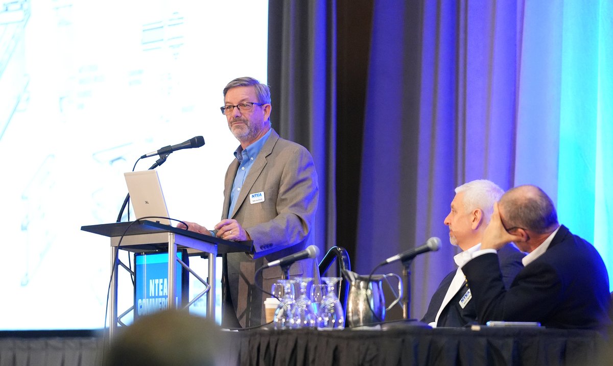 nteanews's tweet image. The NTEA Technical Services team tackles members’ top upfitting challenges — from chassis integration and compliance to weight distribution and vehicle certification — during an interactive Q&amp;amp;A at NTEA’s 2025 Commercial Vehicle #UpfittingSummit.  ntea.com/cvuscoverage