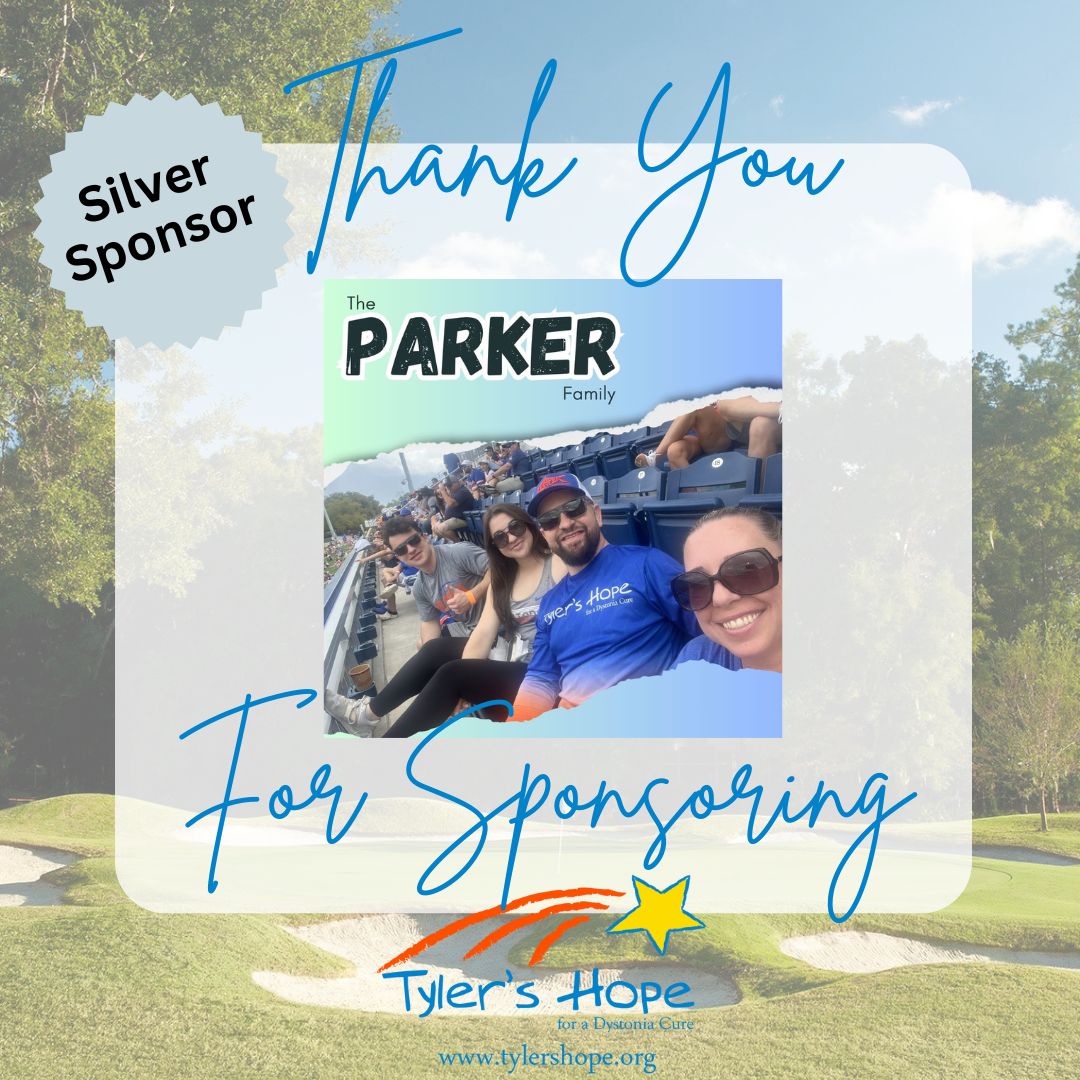 TylersHope's tweet image. 🌟 Big thanks to the Parker Family for being a Silver Sponsor of our 20th Anniversary Hope Weekend! 💙

Your continued support helps us bring hope &amp;amp; progress to families affected by dystonia.

#TylersHope #HopeWeekend #FundACure #DystoniaAwareness