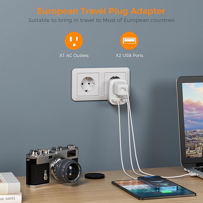 ComputerPal's tweet image. TESSAN European Travel Plug Adapter, Europe Power Adaptor with 2 USB Ports, International Type C Outlet Charger for US to Most of EU Iceland Spain Italy France Germany geni.us/wkdXTS #Amazon via @Amazon
#ad #Travel #traveling #europe #amazonfinds #fypシ