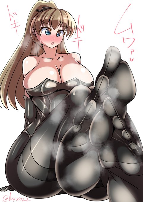 「足裏を嗅がせろなんて…全くありえませんわ…///」 ムレムレ黒タイツHJK熊野(ˇωˇ) 進水日おめでとう!(連続2047日目 #艦これ版真剣お絵描き60分一本勝負_20251015 #艦これ版真剣お絵描き60分一本勝負 #10000日チャレンジ #めび環んどろ #熊野進水日