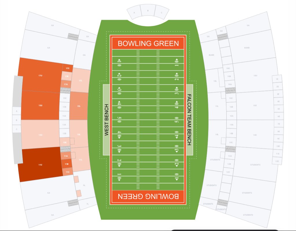 BGSU Ticket Office (@bgsutix) on Twitter photo For the second straight week the EAST SIDE is sold out‼️
Get your seats on the WEST SIDE for Saturday’s 🏈 game vs Central Michigan
🎟️: bgsufalcons.evenue.net/event/F25/F04
🟠: Tickets still available For the second straight week the EAST SIDE is sold out‼️
Get your seats on the WEST SIDE for Saturday’s 🏈 game vs Central Michigan
🎟️: bgsufalcons.evenue.net/event/F25/F04
🟠: Tickets still available