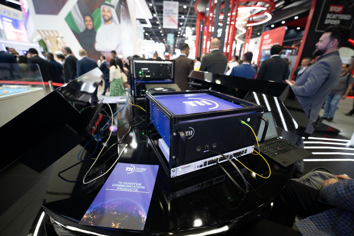 TIIuae's tweet image. TII is redefining secure communication.
Through Quantum Key Distribution, encryption keys are shared via photons — impossible to copy, intercept, or compromise.

#GITEXGLOBAL #QuantumTech #Innovation