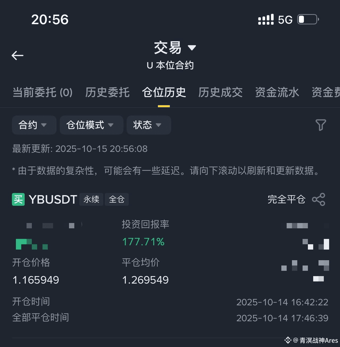 昨天舒服的吃了2单~
短空了一单$ETH  顺利止盈~

在底部三角下边界第三个点开单多了 $YB  ，当时正好在看盘一瞬间暴涨，仓位差不多两倍收益，立刻平仓，然后下一根K线立刻开始暴跌，到现在一共跌了将近50%，太吓人了。

#Ethereum