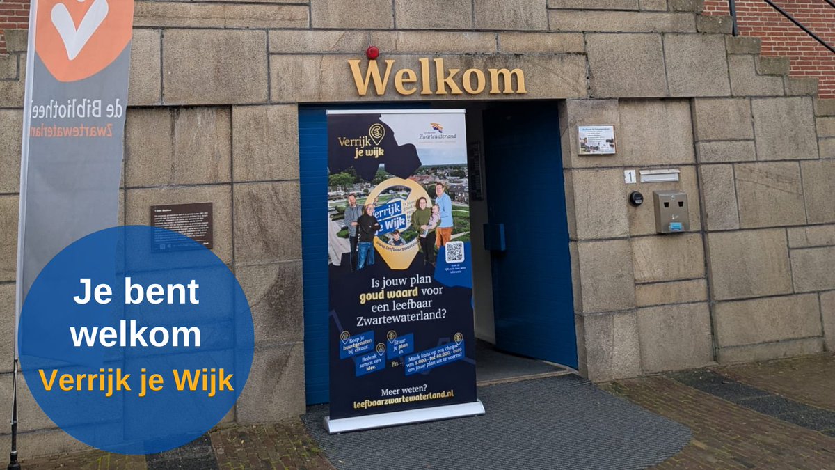 Na Hasselt en Zwartsluis is het vandaag de beurt aan Genemuiden. We zitten tot 21.00 uur in 't Olde Staduus. Heb jij een plan om de leefbaarheid in jouw wijk of in het buitengebied te versterken? Kom langs bij onze inloopbijeenkomst! 

Meer weten? Kijk op leefbaarzwartewaterland.nl