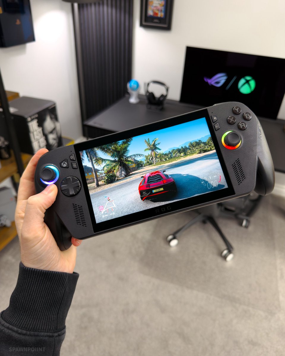SpawnPoiint's tweet photo. The new ROG Xbox Ally X is here 🥹 https://t.co/ZzZ3ntcfEl
