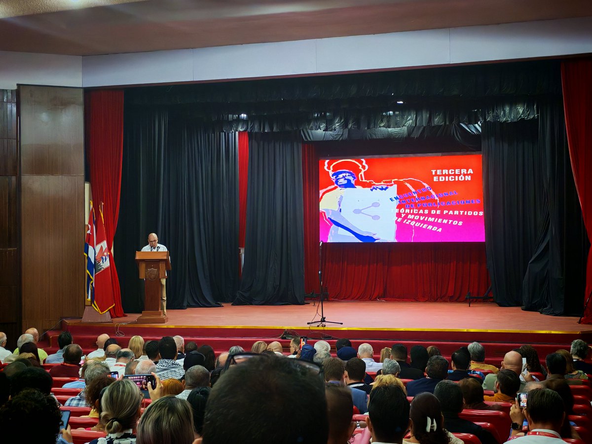 Palabras de bienvenida al III EncuentroInternacional de Publicaciones Teóricas de Partidos y Movimientos de Izquierda, pronunciadas por el Miembro del Buró Político del Comité Central del Partido Comunista de Cuba y Secretario de Organización, Roberto Morales Ojeda.