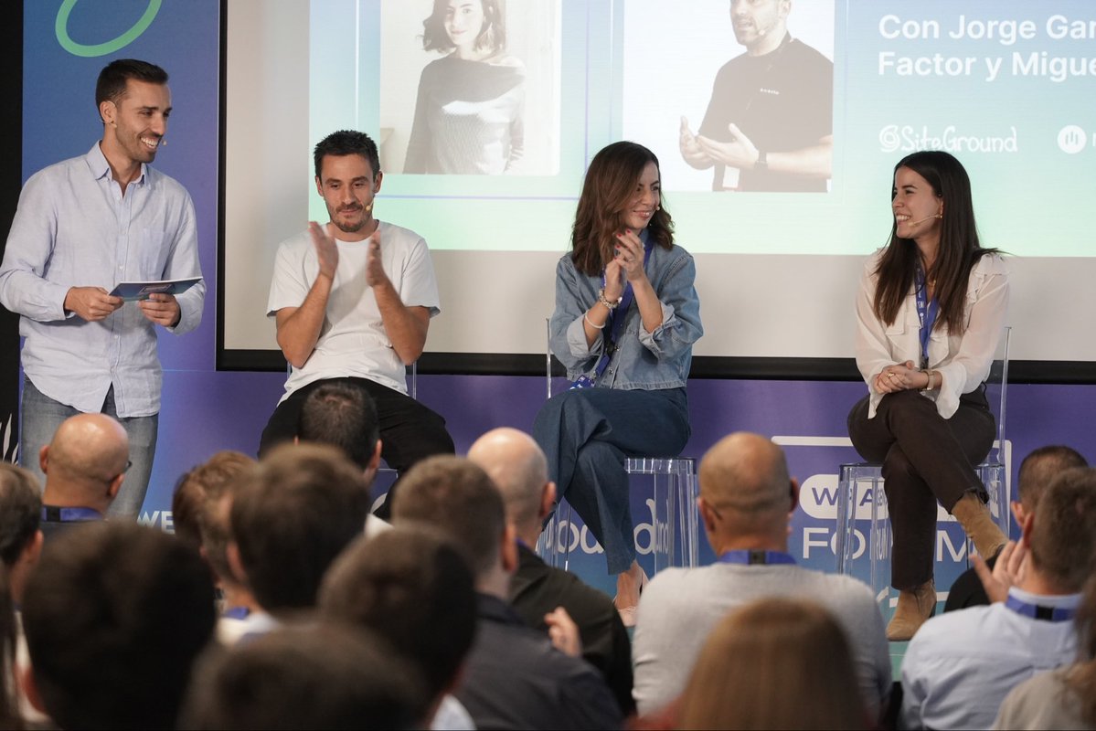 ModularDS's tweet image. “Ser CEO de agencia y trabajar la marca personal, han de coexistir” 😎
Jorge García, @BegoRomero_ @marta_factor y @MiguelBisiesto nos cuenta la importancia de la marca como factor de crecimiento.
¿Os está gustando?
#WPAgencyForum