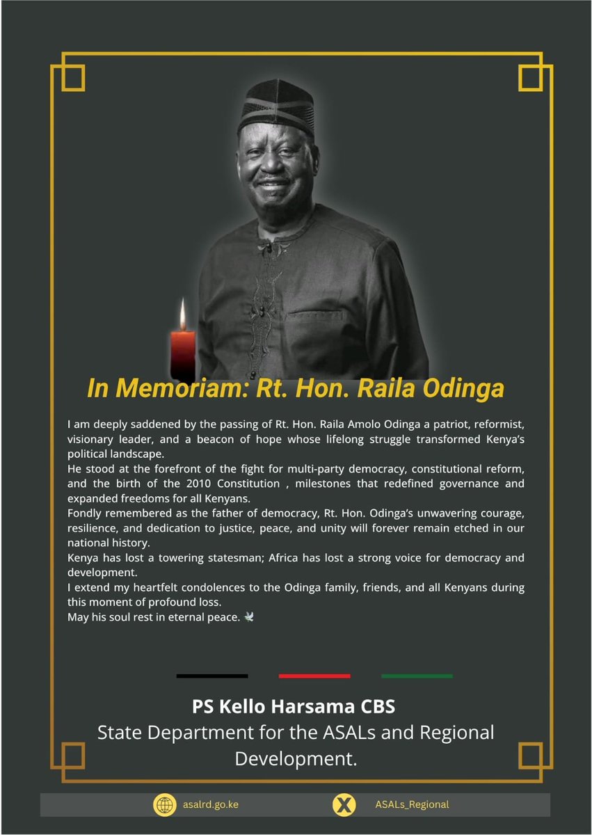 harsama_kello's tweet image. Rest in Eternal peace Baba Raila Odinga.