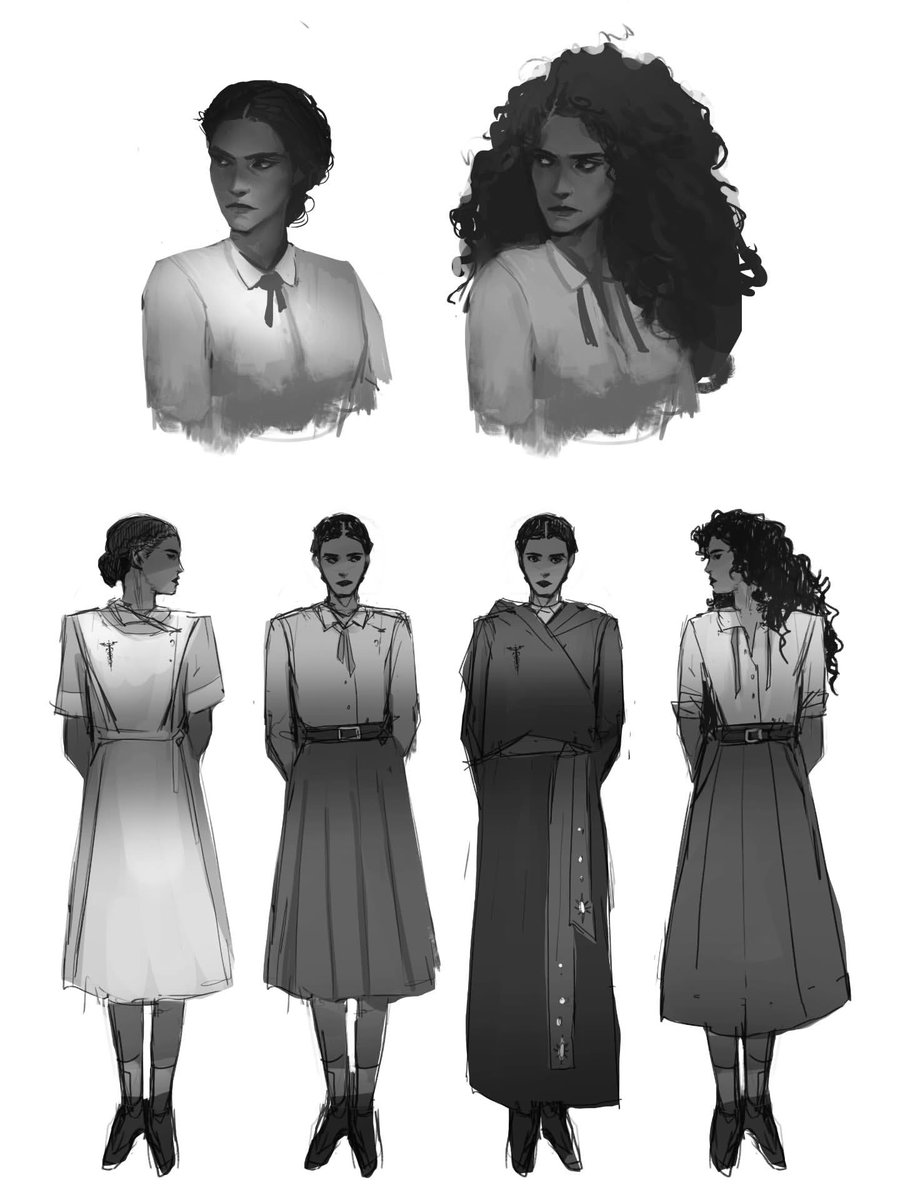 thehighreeves's tweet photo. avendell’s sketches for part two of alchemised 🖤 https://t.co/Ru43cdYJiJ