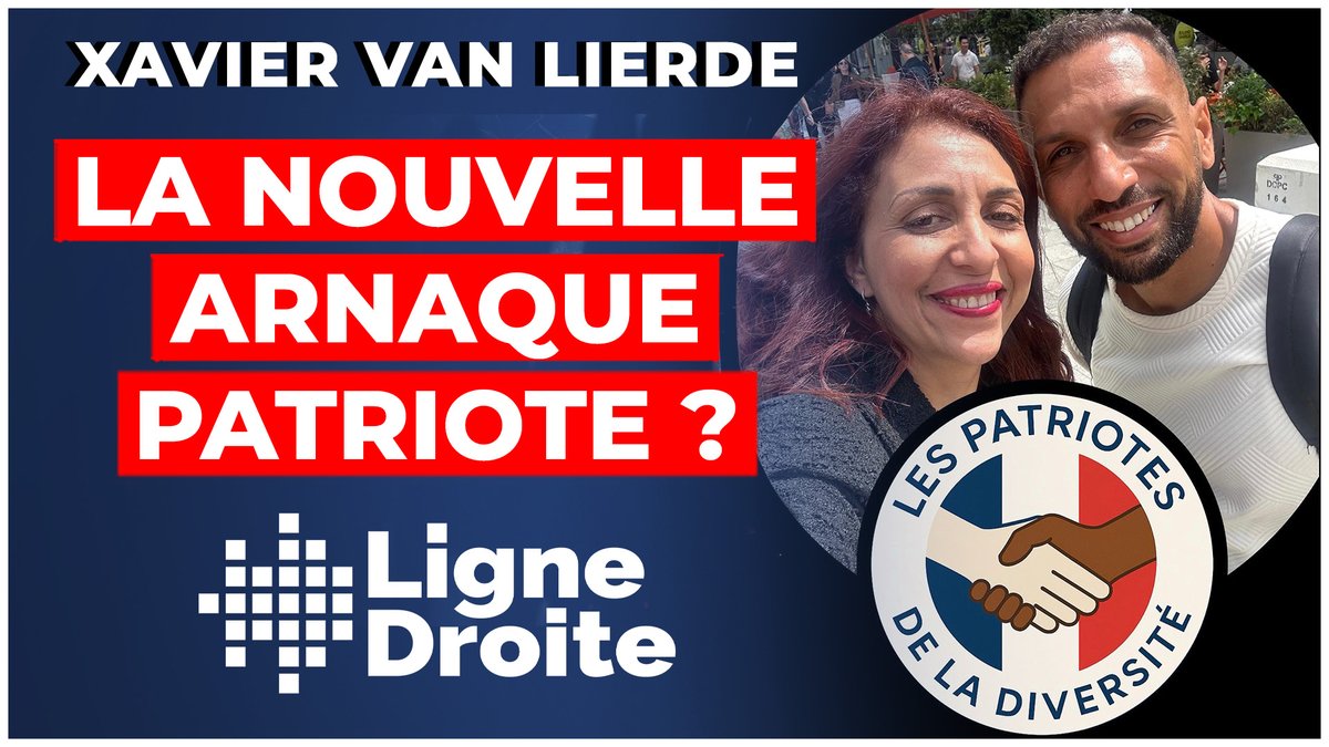 🤜 France "black-blanc-beur" : l'arnaque derrière ces #PatriotesDeLaDiversite 
🗣️ <a href="/LierdeXavier/">Xavier Van Lierde</a>, journaliste pour Radio Courtoisie
Entretien complet :
👉 youtu.be/ParqEA6Brbs
🎙️ Avec <a href="/Liselotte_Dtrl/">Liselotte Dutreuil</a> et <a href="/RicharddeSeze/">Richard de Seze</a> sur <a href="/radiocourtoisie/">Radio Courtoisie</a>