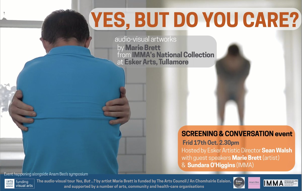 mariebrett1's tweet photo. I'm so honoured with the kind of deep conversation people are sharing when they visit the screening and discussion events.
Frid 17, 2.30pm Esker Arts, Tullamore, free entry
Funded by @artscouncil_ie supported by @alzheimersocirl @EskerArts @AnamBeo https://t.co/Z2GT0EMOnL