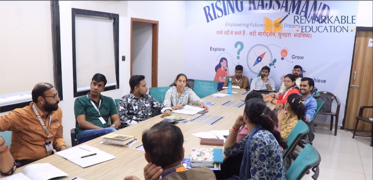 Remarkable2016's tweet image. Energy. Ideas. Growth.  Our team session at Remarkable Education was all about enthusiasm and collaboration!
#careerguidance #psychometricanalysis #studentsuccess #youthempowerment #CareerCounselling #brightfutureahead
@narendramodi @KumariDiya @kiransnm  @Ra_THORe